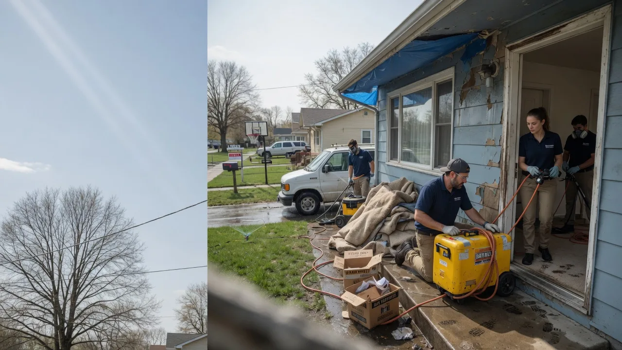 Basement Flood Cleanup in Blue Springs, MO near me